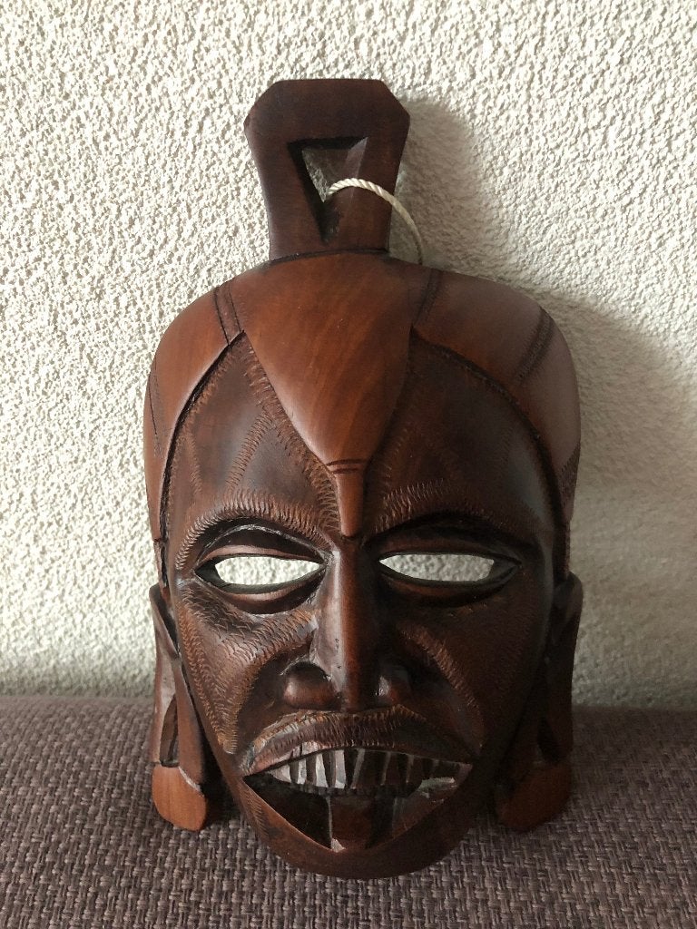 Afrikaans ? masker hout, Ophalen of Verzenden