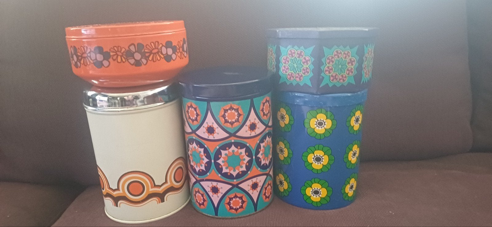 5 prachtige retro /vintage blikken, Verzamelen, Retro, Ophalen of Verzenden, Huis en Inrichting