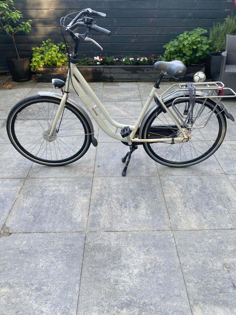 Mooie witte Cortina omafiets 28 inch, 50 tot 53 cm, Ophalen, Zo goed als nieuw, Overige merken