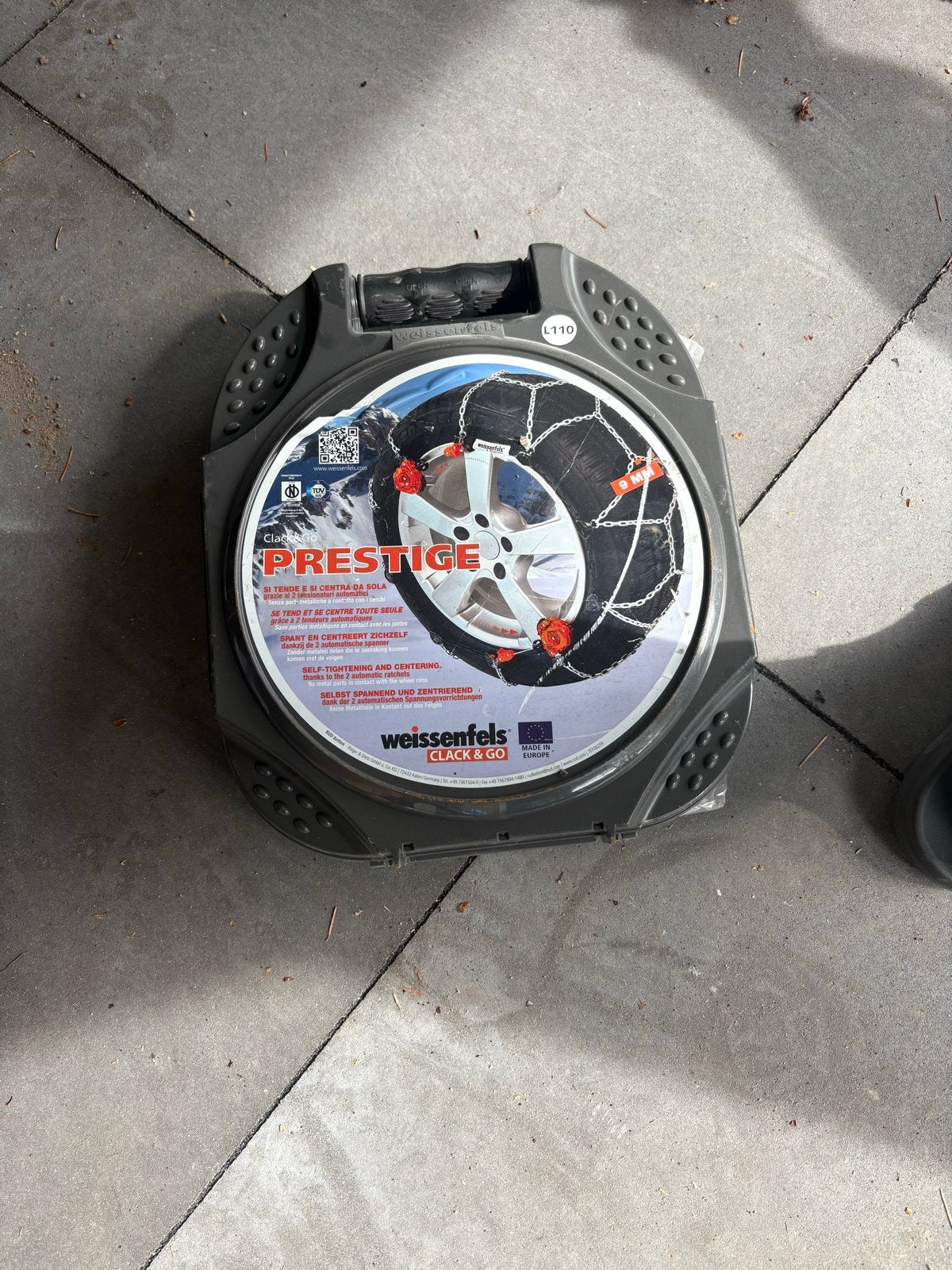 Nieuwe Weissenfels Clack & Go Prestige sneeuwkettingen L110, Auto diversen, Ophalen of Verzenden, Nieuw
