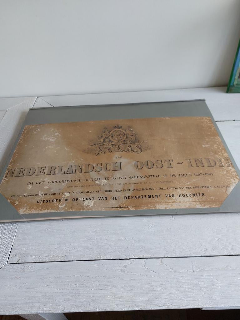 Antieke Atlas Nederlandsch Oost-Indië, Boeken, Atlassen en Landkaarten, Overige atlassen, Overige gebieden, Stemfoort en ten siethoff