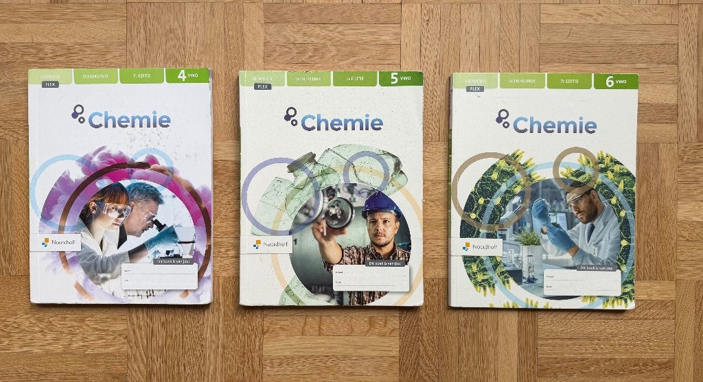 Noordhoff Chemie scheikunde 7e editie 4, 5 en 6 VWO, Boeken, VWO, Scheikunde, Noordhoff, Ophalen of Verzenden