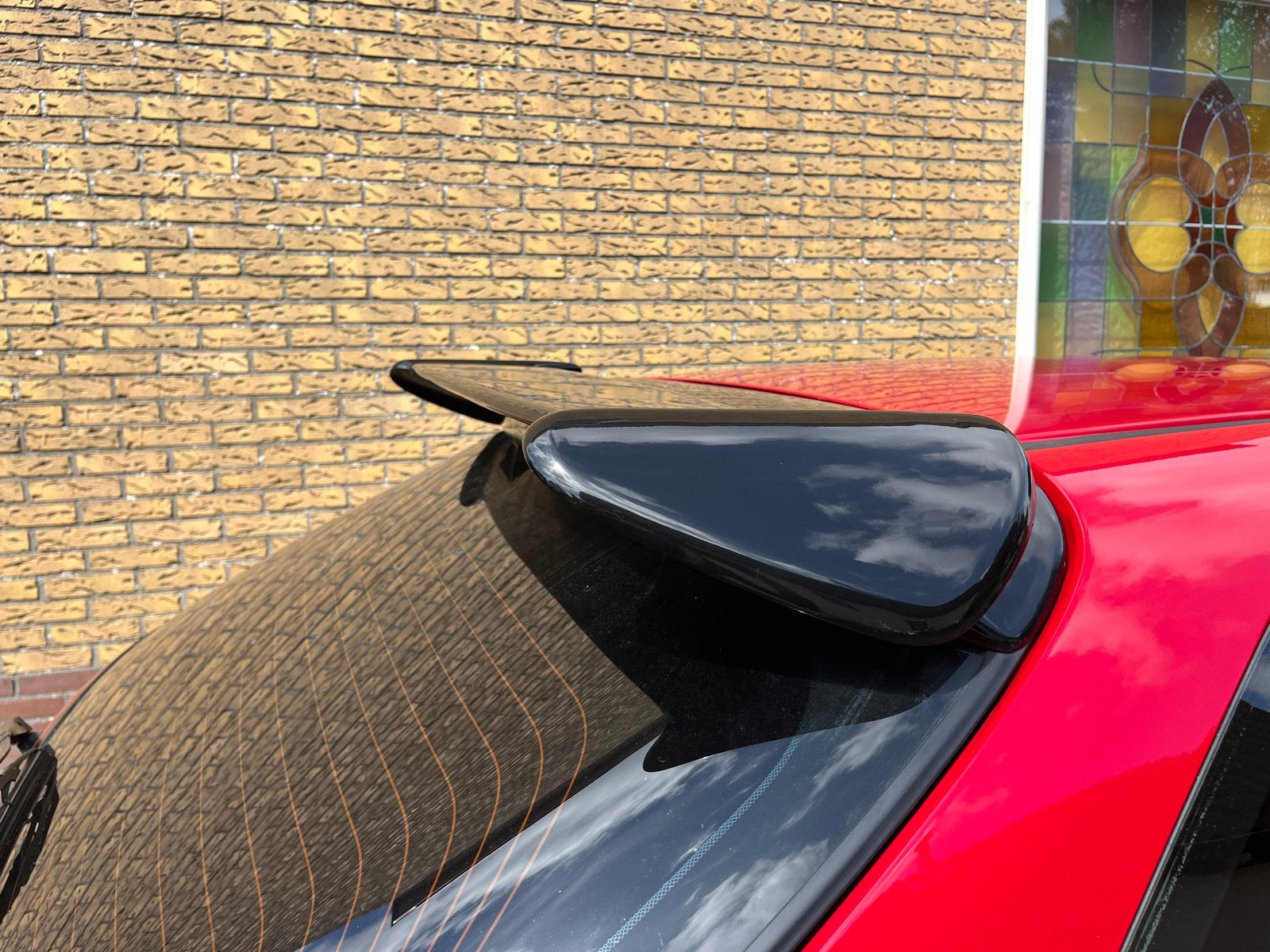 Spoiler Honda Civic EK 1998, zwart metallic, Ophalen