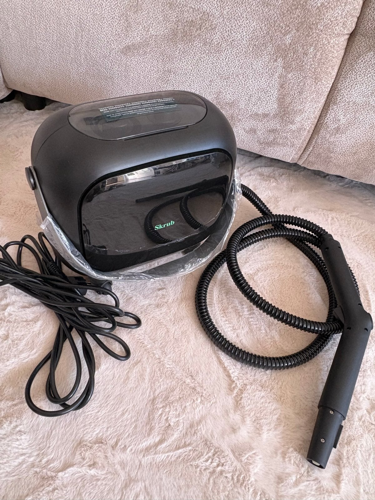 Skrub Stoomreiniger pro met accessoires, Ophalen of Verzenden, Zo goed als nieuw, Stoomreiniger