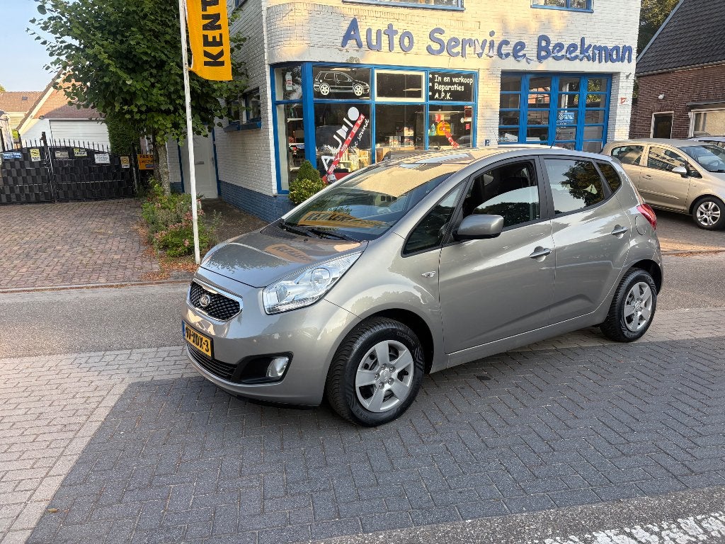 Kia Venga 1.4 Cvvt 2012 Grijs, Voorwielaandrijving, Stof, Zwart, 4 cilinders