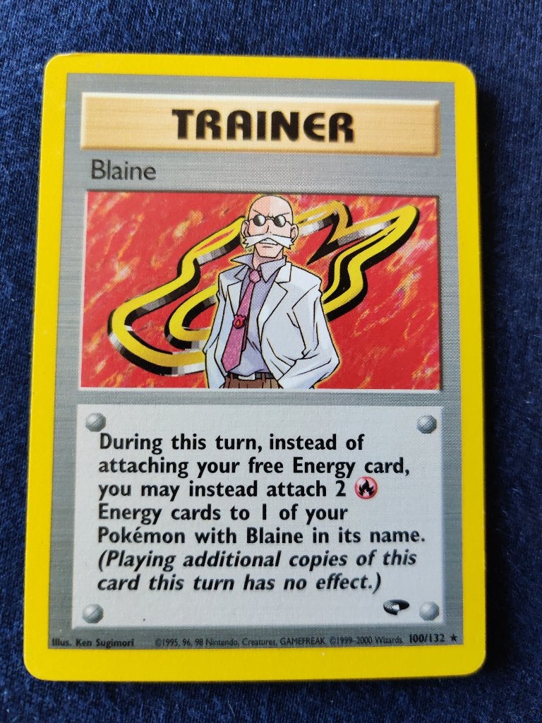 Blaine - Gym Challenge 100/132 - Mint, Ophalen of Verzenden, Nieuw