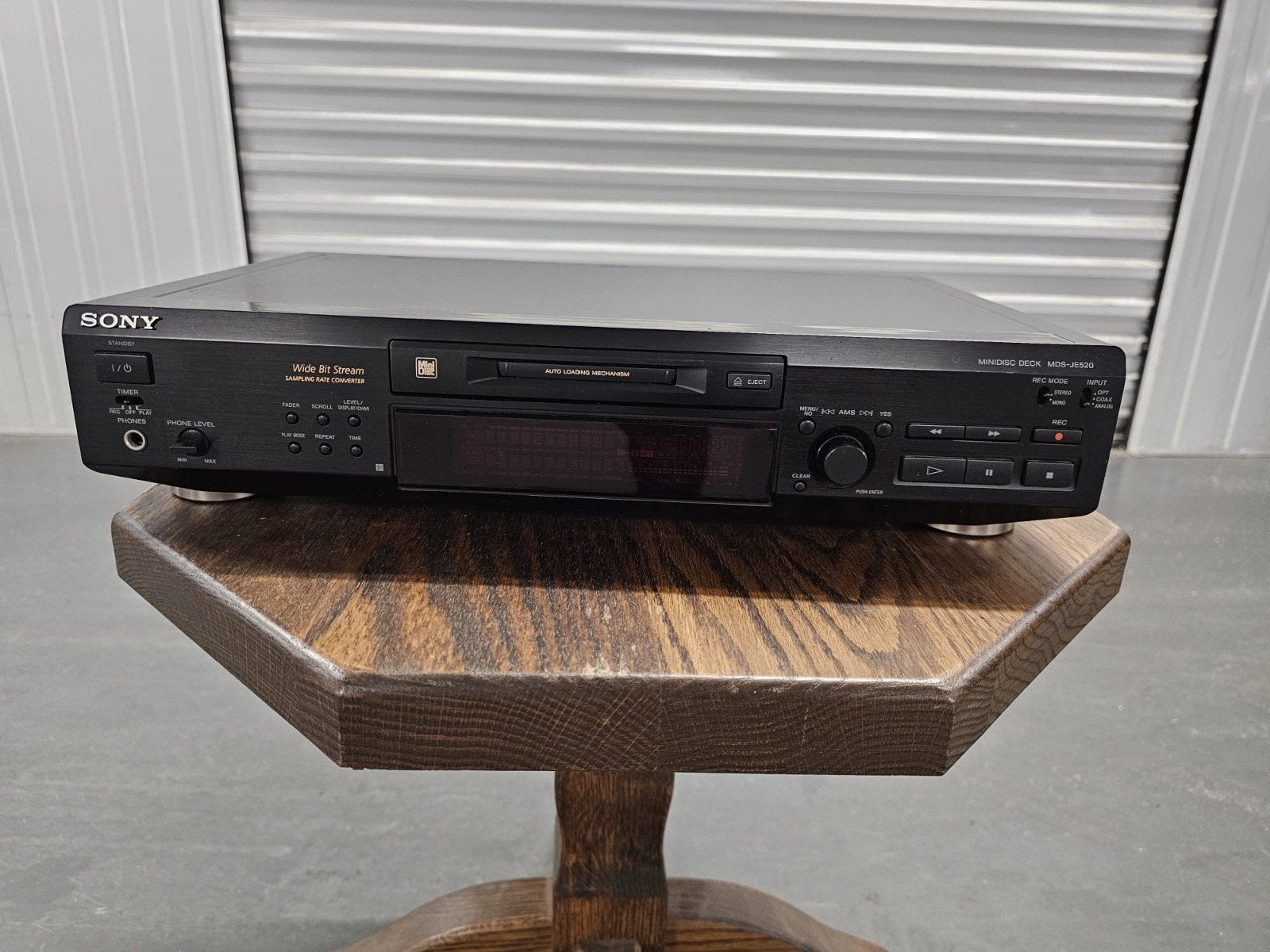 Sony MiniDisc MDS-JE520 Recorder - Uitstekende Staat, Ophalen of Verzenden, Minidisc-recorder
