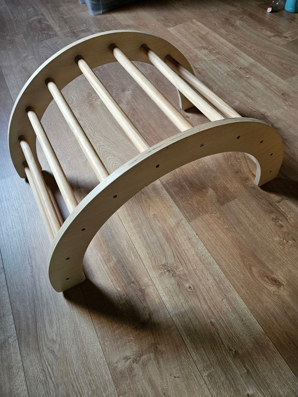 Houten speelboog / klimrek, Ophalen, Gebruikt