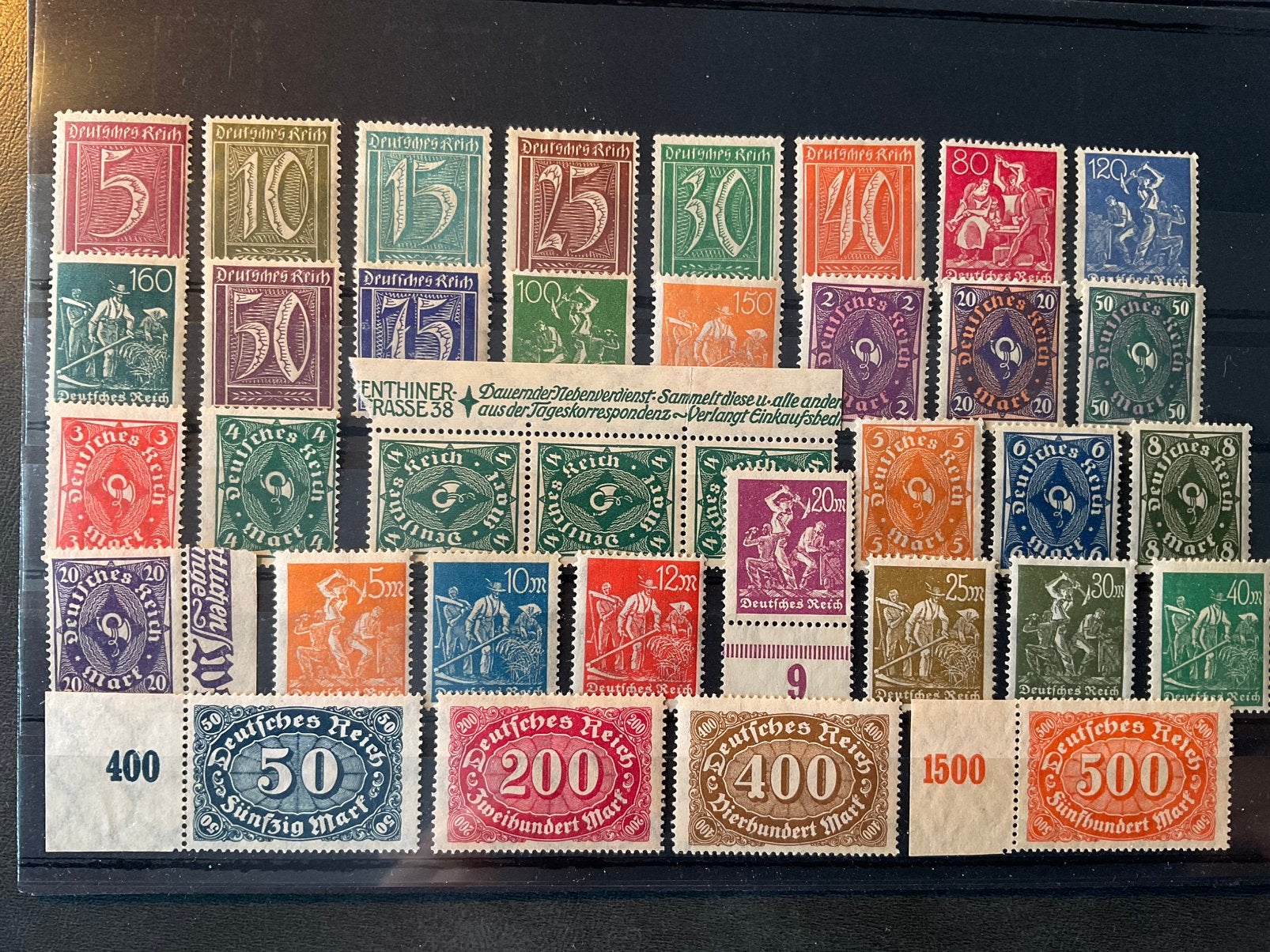 Deutsches Reich ongestempeld en postfris, Ophalen of Verzenden, Duitse Keizerrijk
