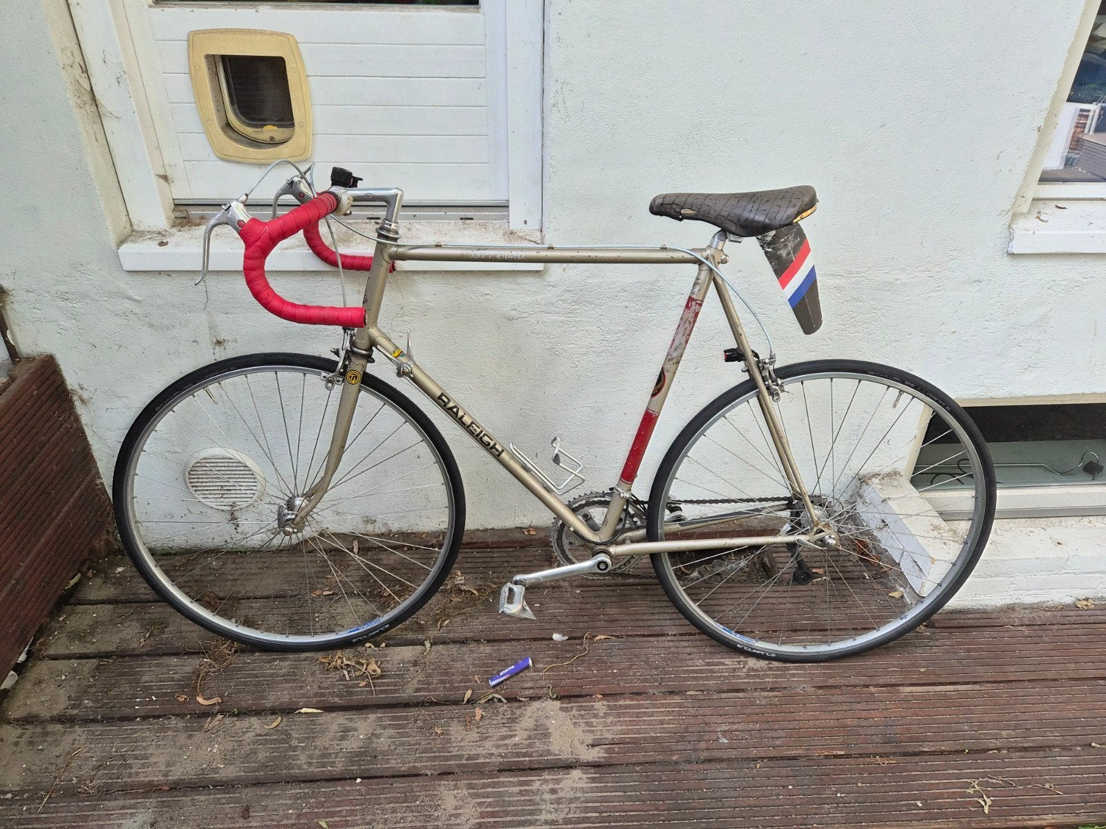Raleigh racefiets - Vintage model, gebruikt, Ophalen, 28 inch, Gebruikt, 53 tot 57 cm
