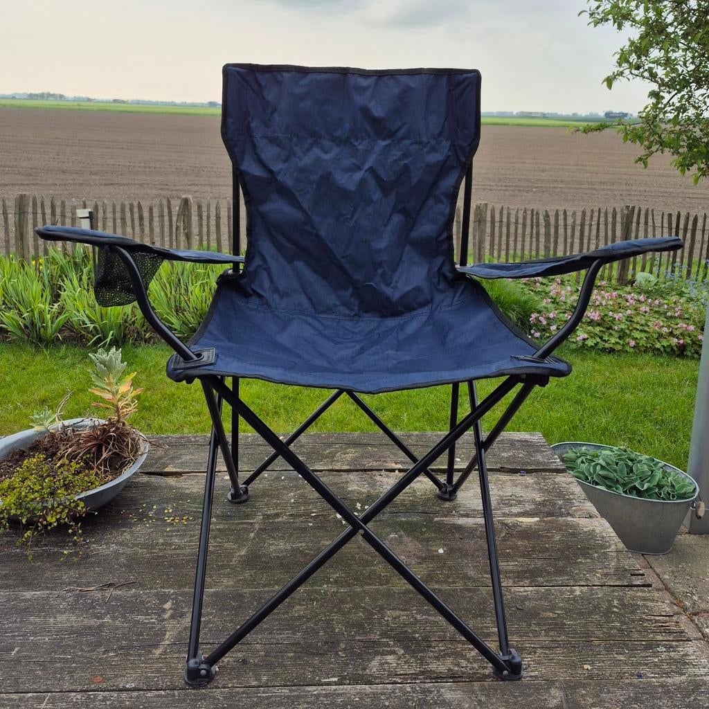 Opvouwbaar vissersstoeltje of campingstoeltje, Ophalen of Verzenden, Gebruikt, Overige