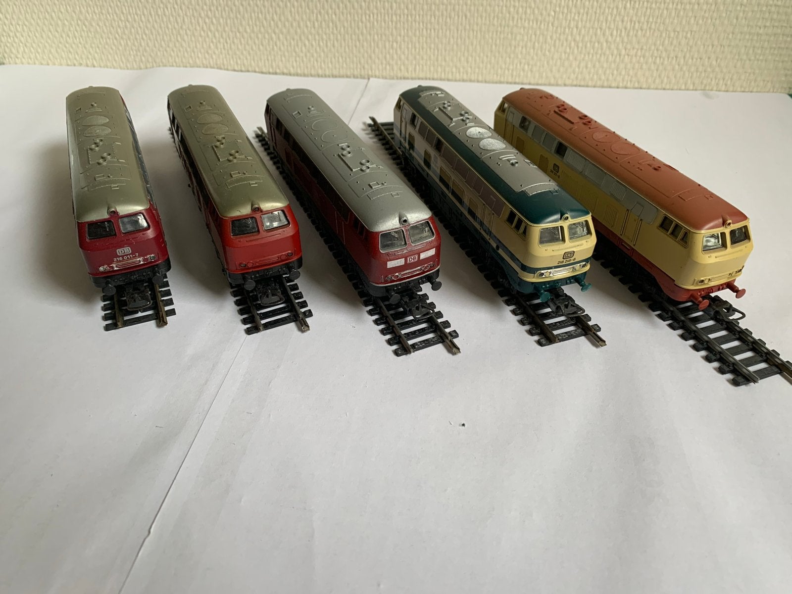 Lima DB 216/217/218 diesel locomotieven, Gebruikt, Ophalen of Verzenden, Lima, Gelijkstroom