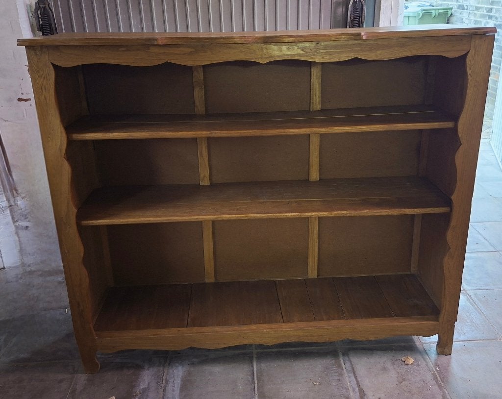 Eiken boekenkast, Ophalen, Gebruikt, 100 tot 150 cm, 100 tot 150 cm
