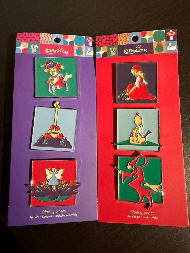 Efteling pinset, Verzamelen, Efteling, Ophalen of Verzenden, Nieuw, Button of Speldje