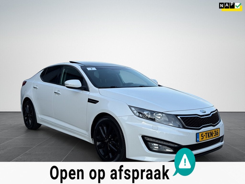 Kia Optima 2.0 CVVT Hybrid Super Pack Pano|Memory|Camera|NAP, Euro 5, Gebruikt, 4 cilinders, 150 pk