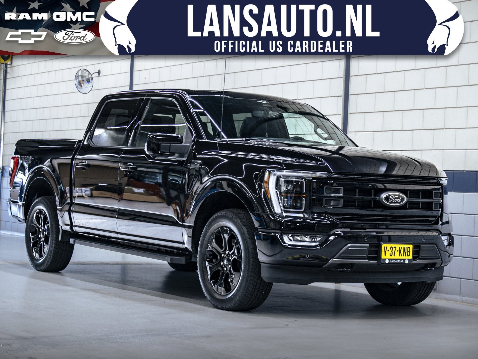 Ford USA F-150 5.0 V8 SuperCrew Lariat (bj 2024), Automaat, Dealer onderhouden, 5030 cc, Gebruikt