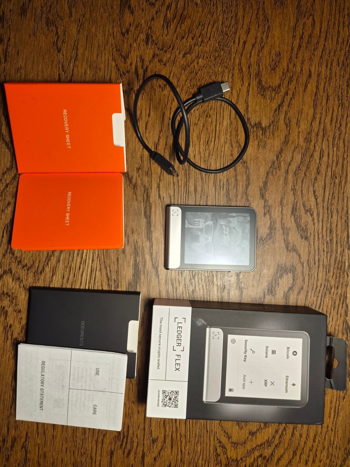 Ledger Flex Crypto Hardware Wallet met hoesje en accessoires, Computers en Software, Ophalen of Verzenden, Nieuw