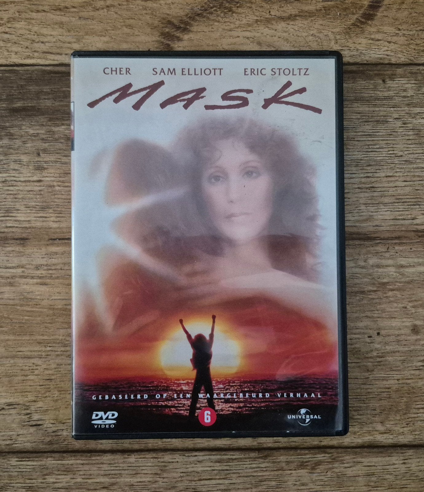 Mask- Waargebeurd drama met Cher en Sam Elliott, Ophalen of Verzenden, Zo goed als nieuw