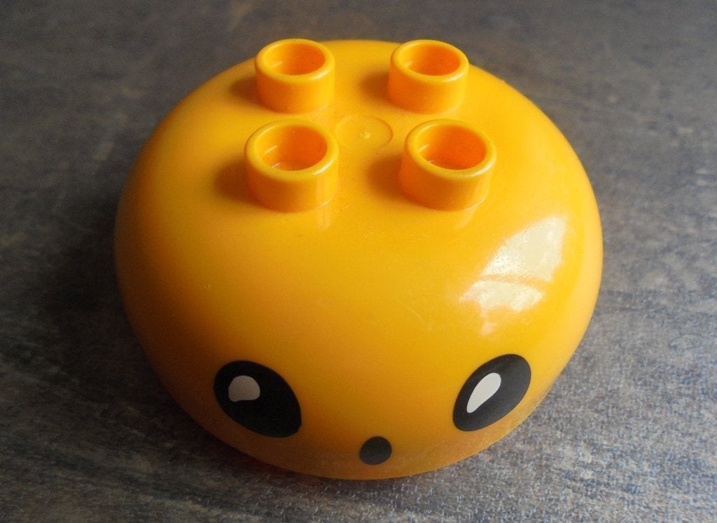Lego Duplo Brick 4x4 Round Dome Top (zie foto's), Ophalen of Verzenden, Gebruikt, Losse stenen, Duplo