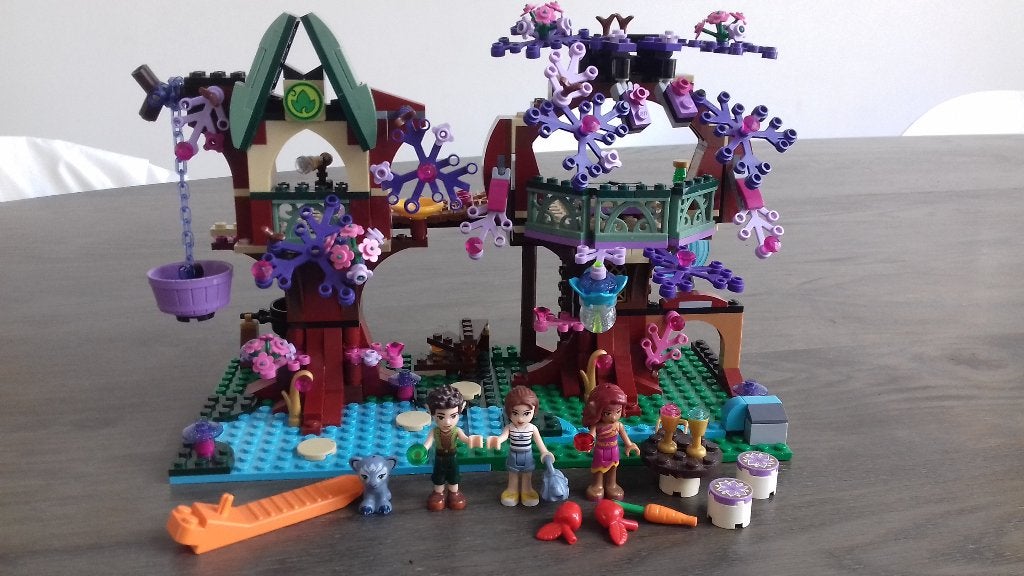 Lego Elves 41075 Het Elfenboshuis - Compleet, Lego, Compleet, Ophalen of Verzenden, Zo goed als nieuw