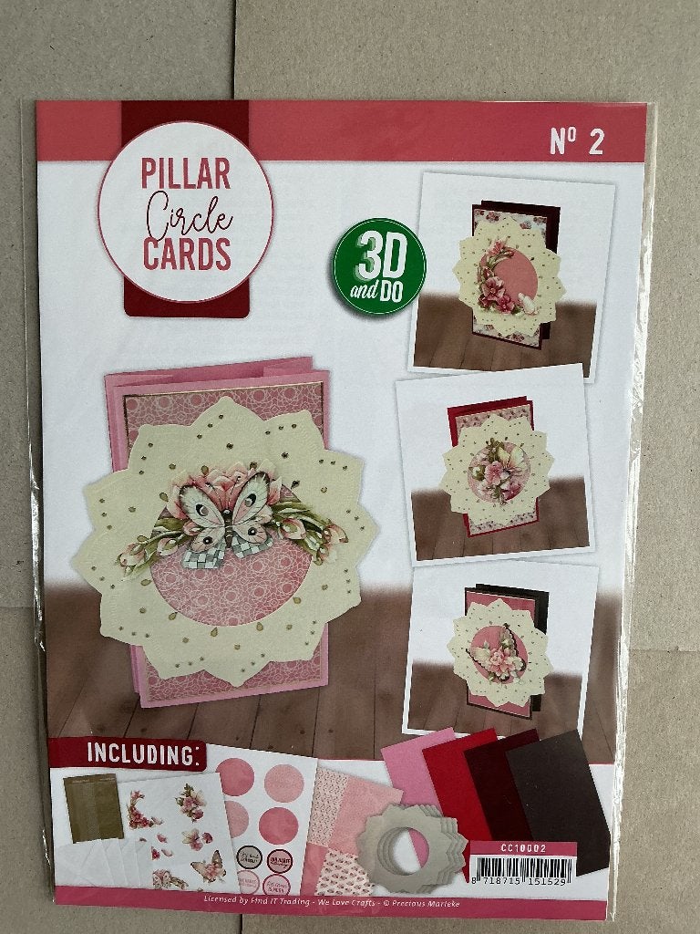 Pillar circle cards (2), Ophalen of Verzenden, Nieuw, Overige thema's, Overige typen