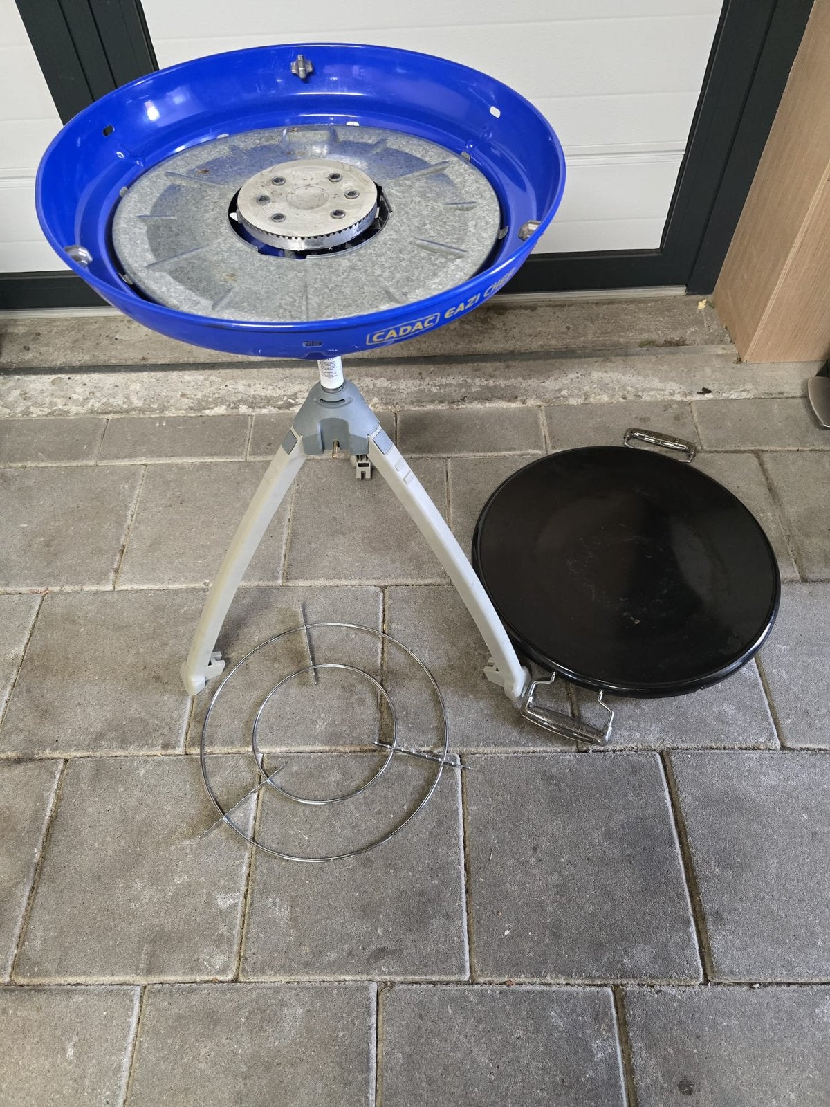 Cadac Eazi Chef Skottelbraai met pandrager & opbergtassen, Ophalen of Verzenden, Zo goed als nieuw