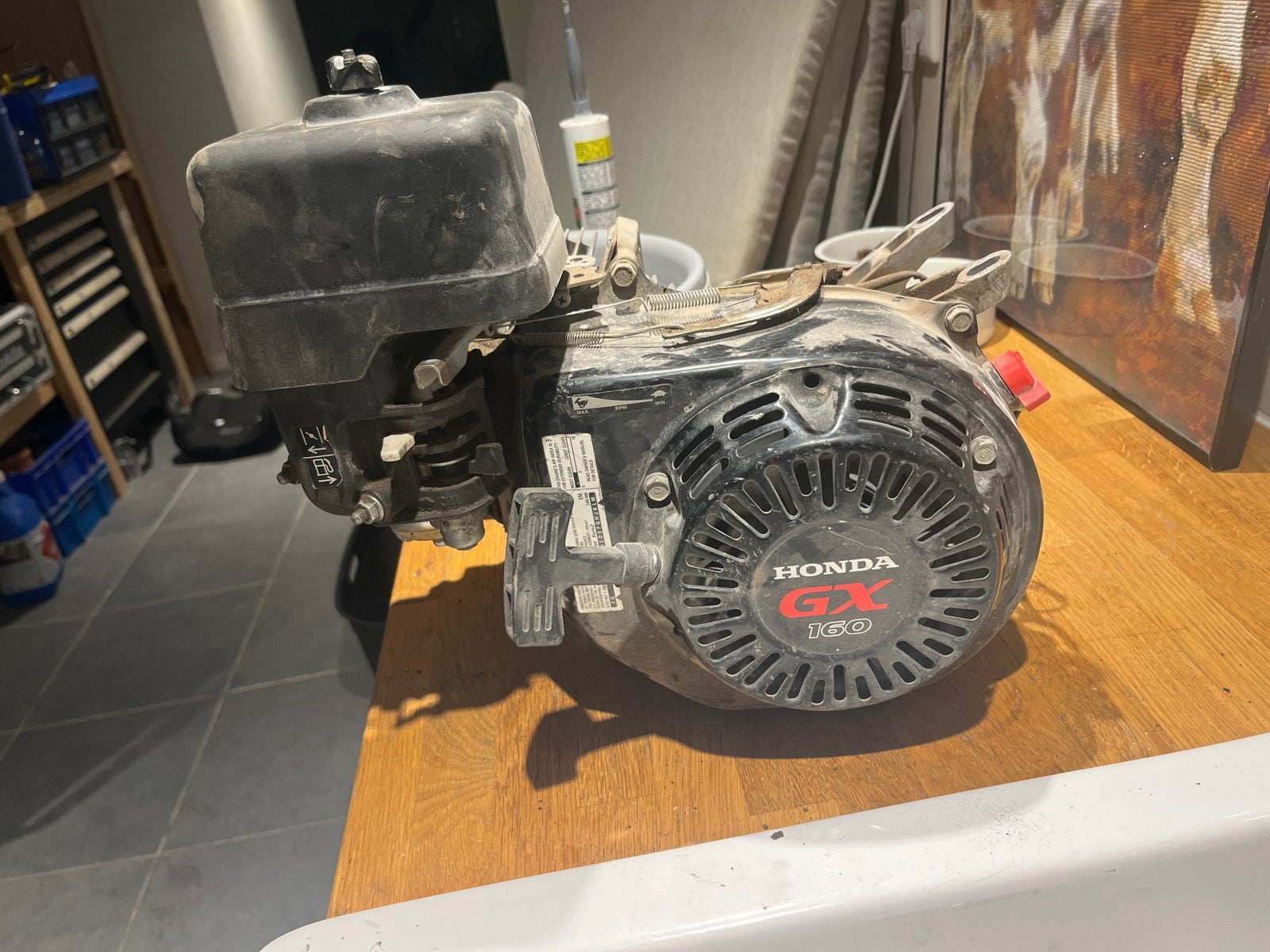 Honda GX160 Benzinemotor - Gebruikt, Ophalen, Gebruikt, Benzinemotor, 1800 rpm of meer