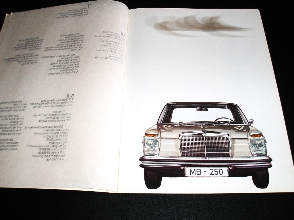 Mercedes-Benz 250, streepacht/W114, december 1967, Ophalen of Verzenden, Gelezen, Mercedes