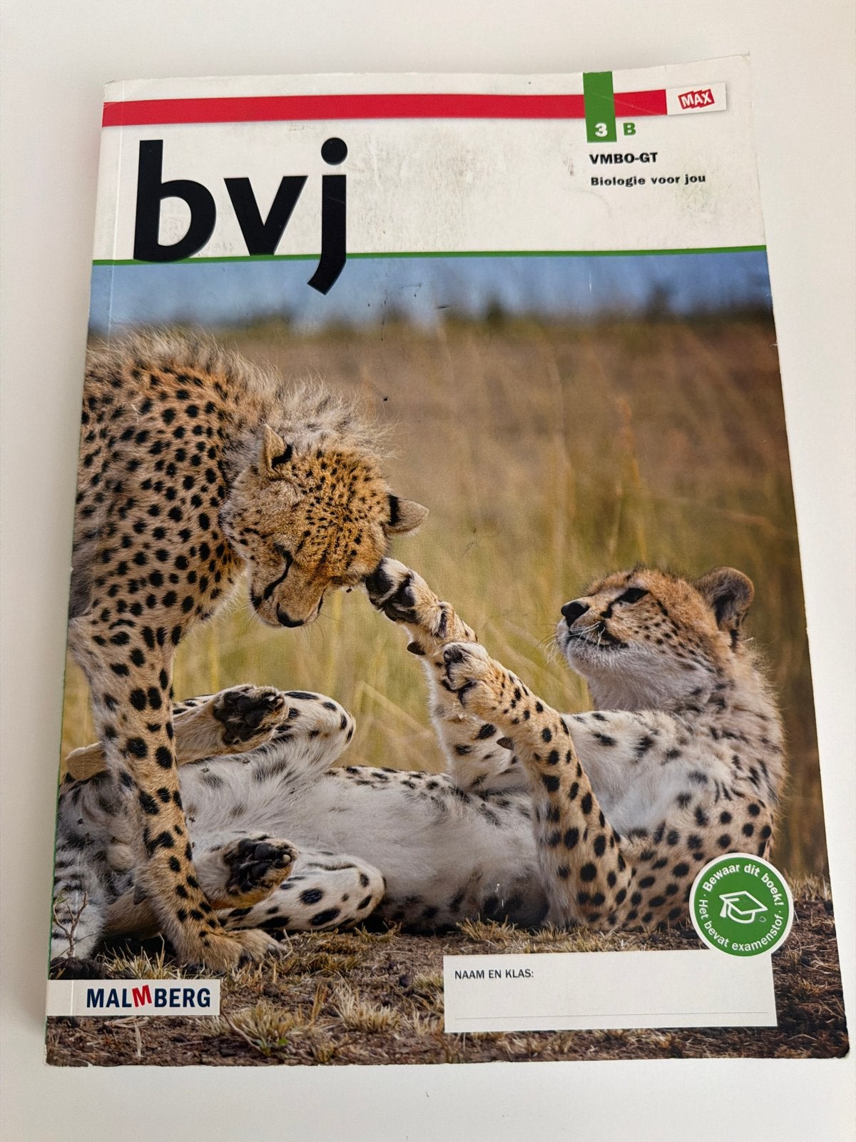 Biologie voor jou 3B VMBO-GT Malmberg, Boeken, Ophalen of Verzenden, Zo goed als nieuw, VMBO, Biologie