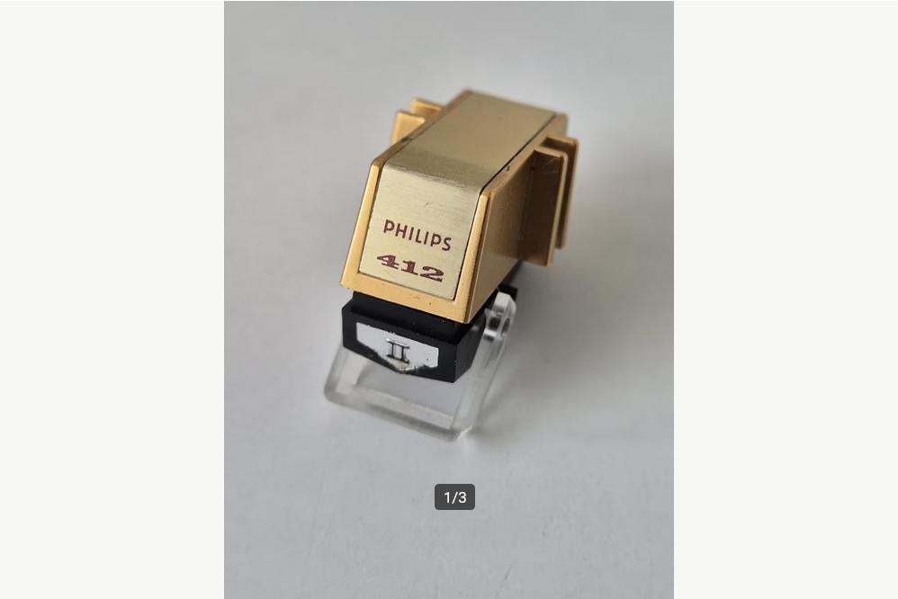 Philips  412 Gold Element naaldje moet vervangen worden., Audio, Tv en Foto, Platenspelers, Ophalen, Zo goed als nieuw, Platenspeler-onderdeel