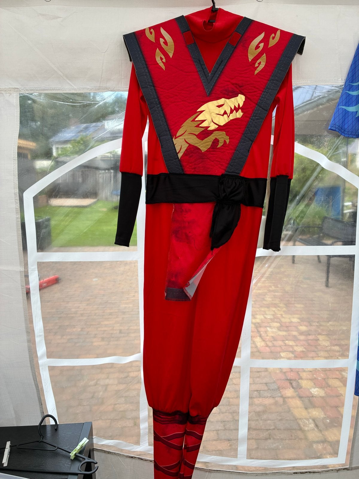 Ninjago Kai kostuum - Rood ninja pak voor kinderen, Kinderen en Baby's, Carnavalskleding en Verkleedspullen, Ophalen, Zo goed als nieuw