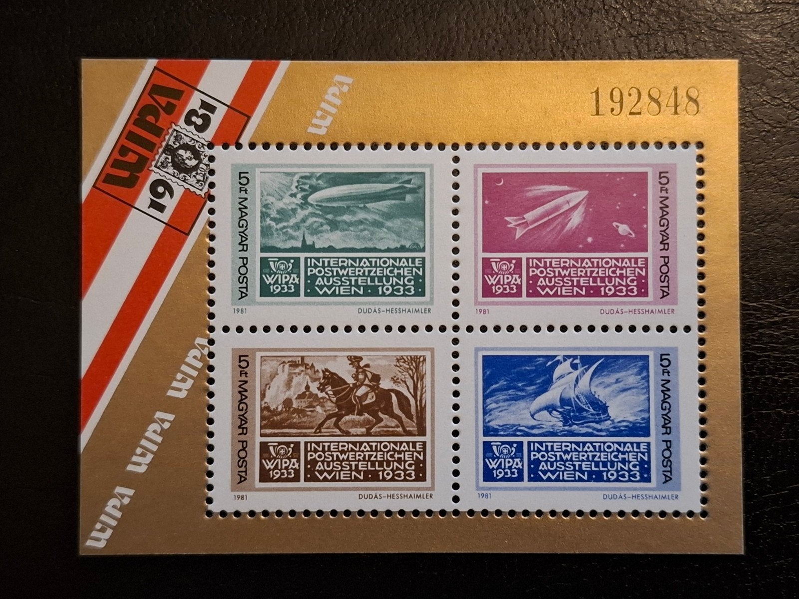 Hongarije 1981 WIPA'81, Ophalen of Verzenden, Postfris