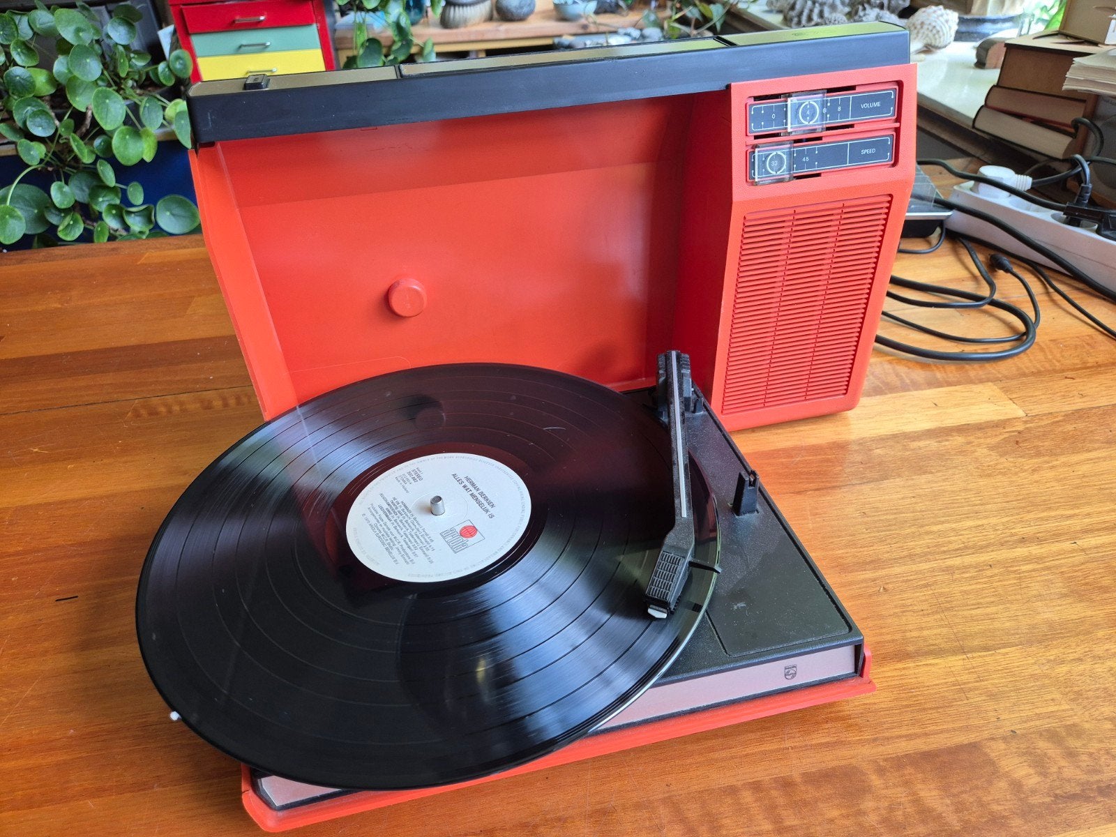 Refurbished Philips 270 Space Age Platenspeler - Perfect !!, Audio, Tv en Foto, Platenspelers, Ophalen of Verzenden, Philips