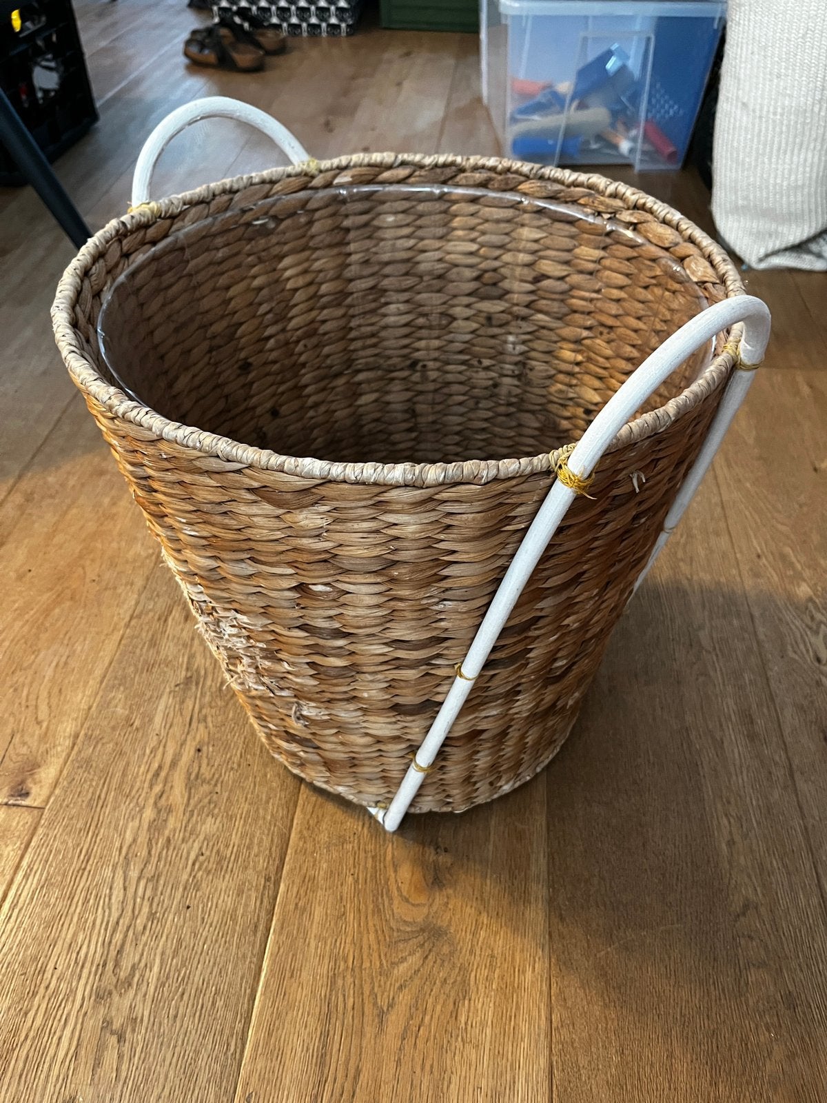 Plantenpot / mand, Ophalen, Gebruikt, Rond, Riet