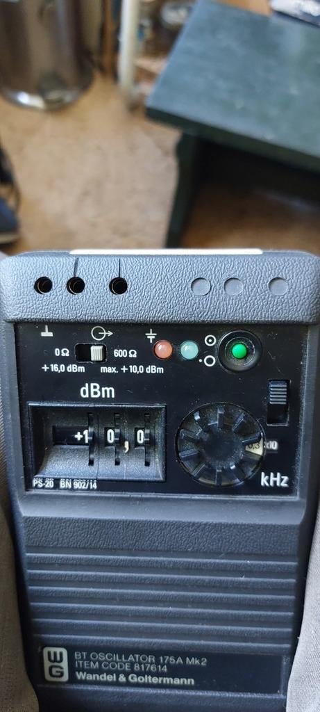 Wandel & Goltermann BT 175A MK2 BT Oscillator, Doe-het-zelf en Verbouw, Meetapparatuur, Ophalen of Verzenden, Gebruikt