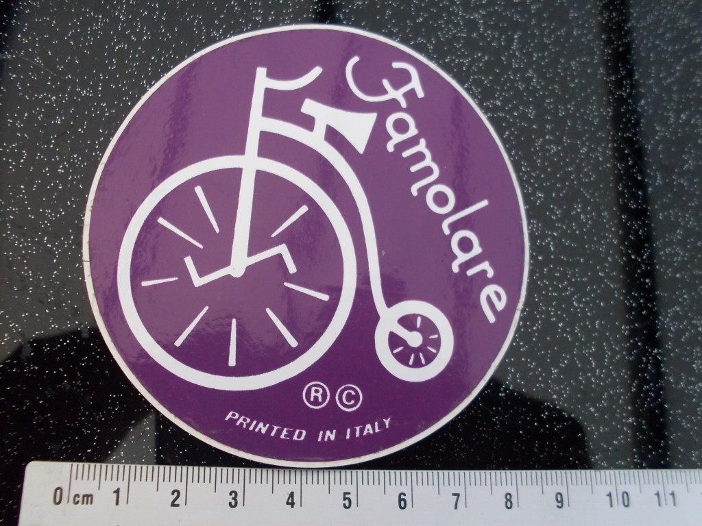 sticker famolare fietsen logo Joe, Verzenden, Zo goed als nieuw, Merk