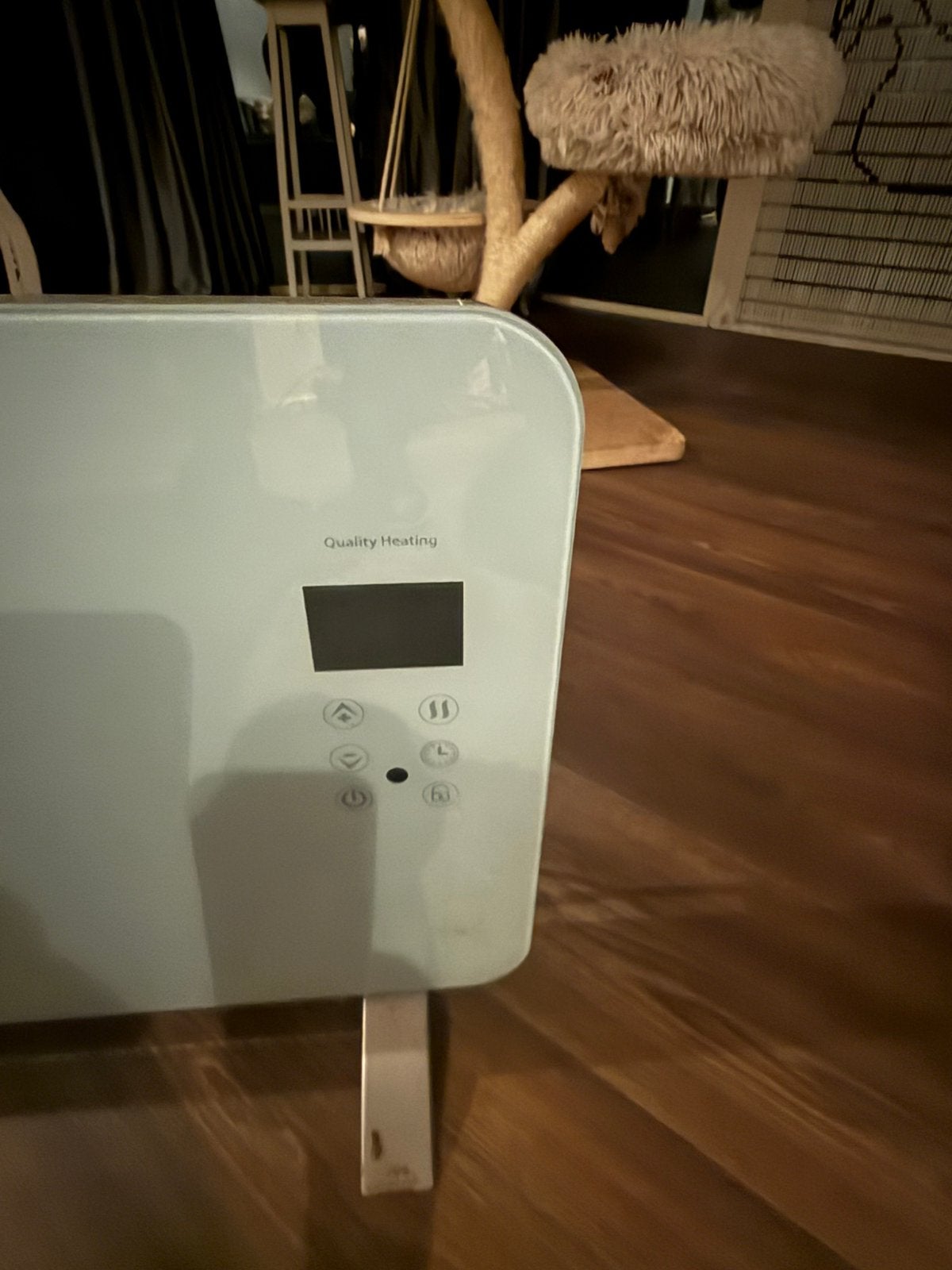 Quality Heating Elektrische Kachel - Zo goed als nieuw, Doe-het-zelf en Verbouw, Verwarming en Radiatoren, Ophalen, 30 tot 80 cm