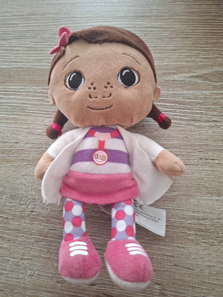 Doc McStuffins Disney pluche knuffel 22cm, Ophalen of Verzenden, Overige figuren, Zo goed als nieuw, Knuffel