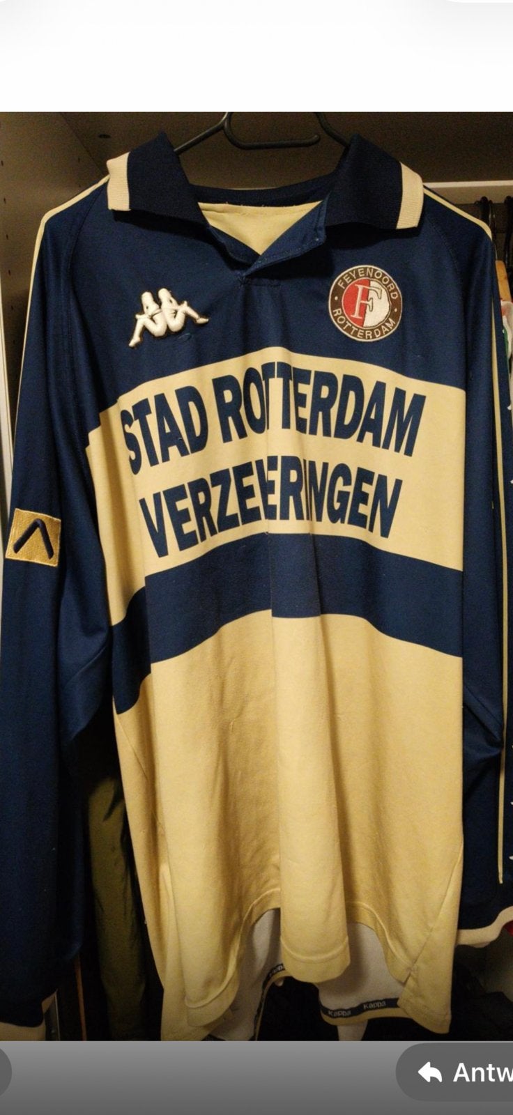 Feyenoord shirt matchworn / wedstrijd gedragen, Maat XL, Ophalen, Zo goed als nieuw, Shirt