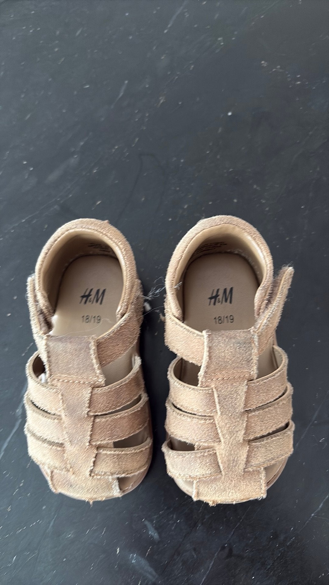 H&M sandalen bruinmaat 18/19, Ophalen, Zo goed als nieuw, Jongetje of Meisje, Overige typen