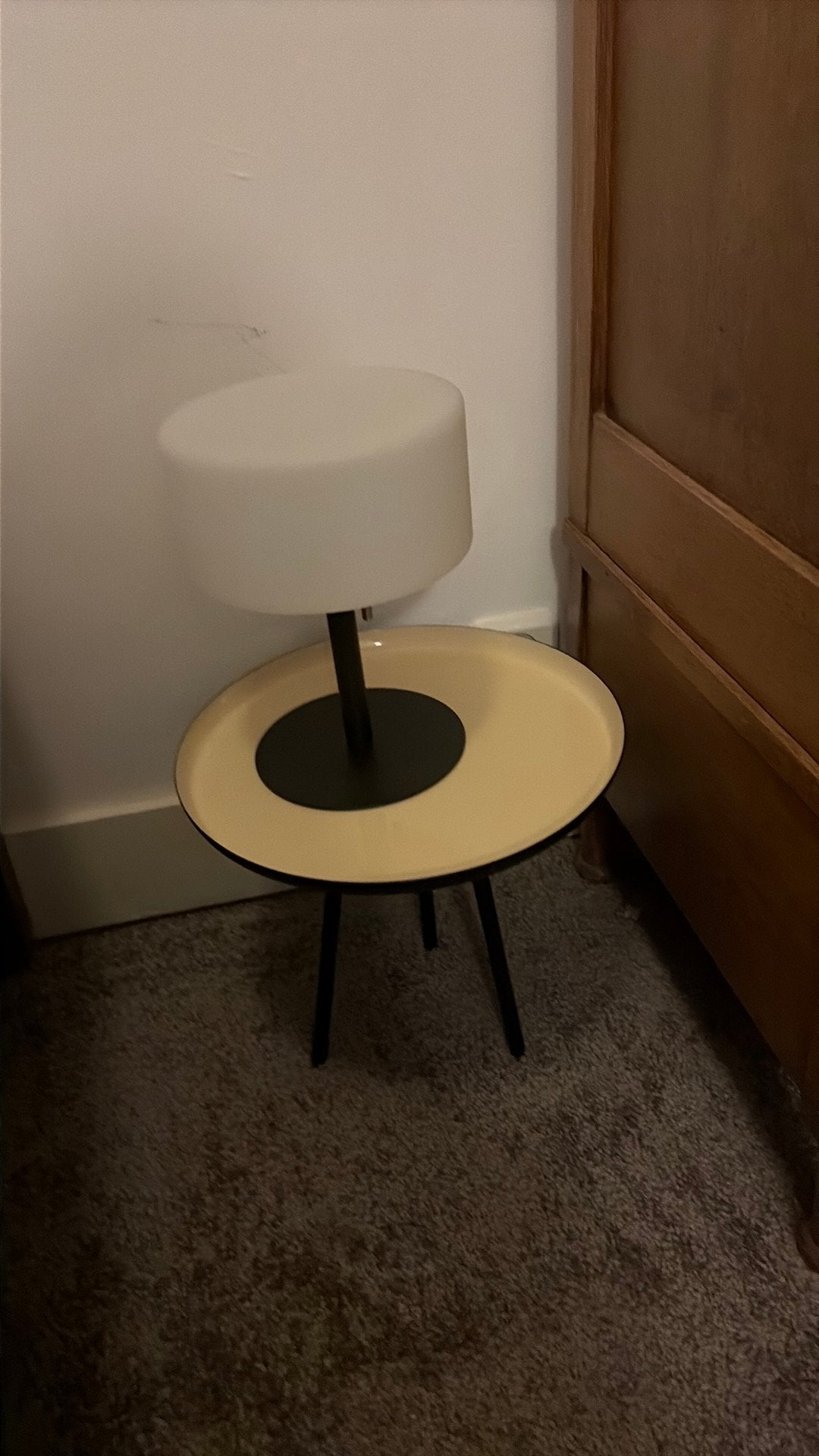 Klein tafeltje.  Merk. Zuiver, Ophalen, Minder dan 50 cm, 50 tot 100 cm, Rond