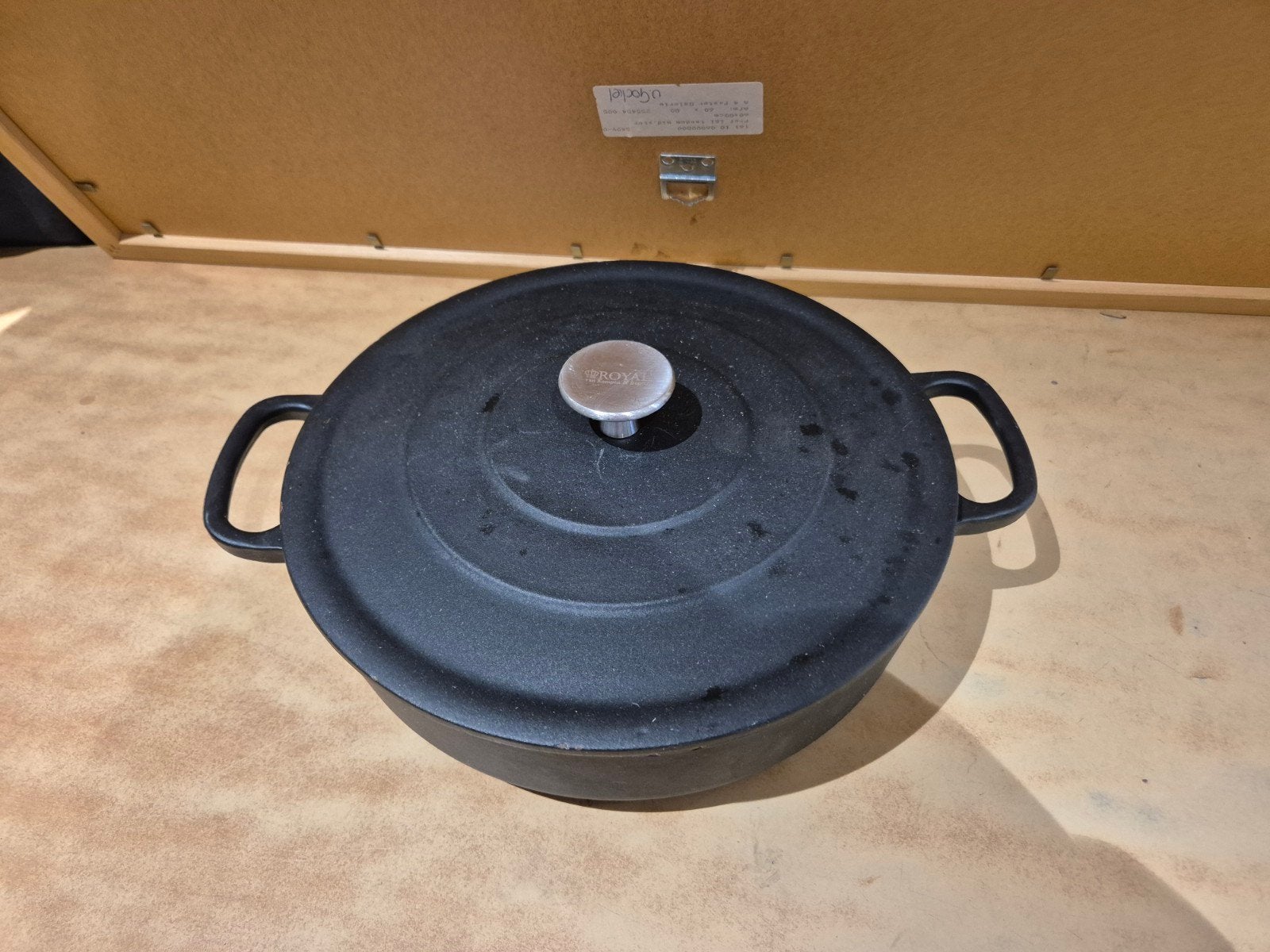 Gietijzeren braadpan Royal van kempen begeer 28cm, Gietijzer, Onbekend, Nieuw, Ophalen of Verzenden