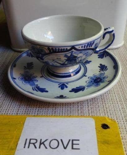 DELFT BLAUW * KLEINE KOP EN SCHOTEL * Gemerkt *, Antiek en Kunst, Verzenden