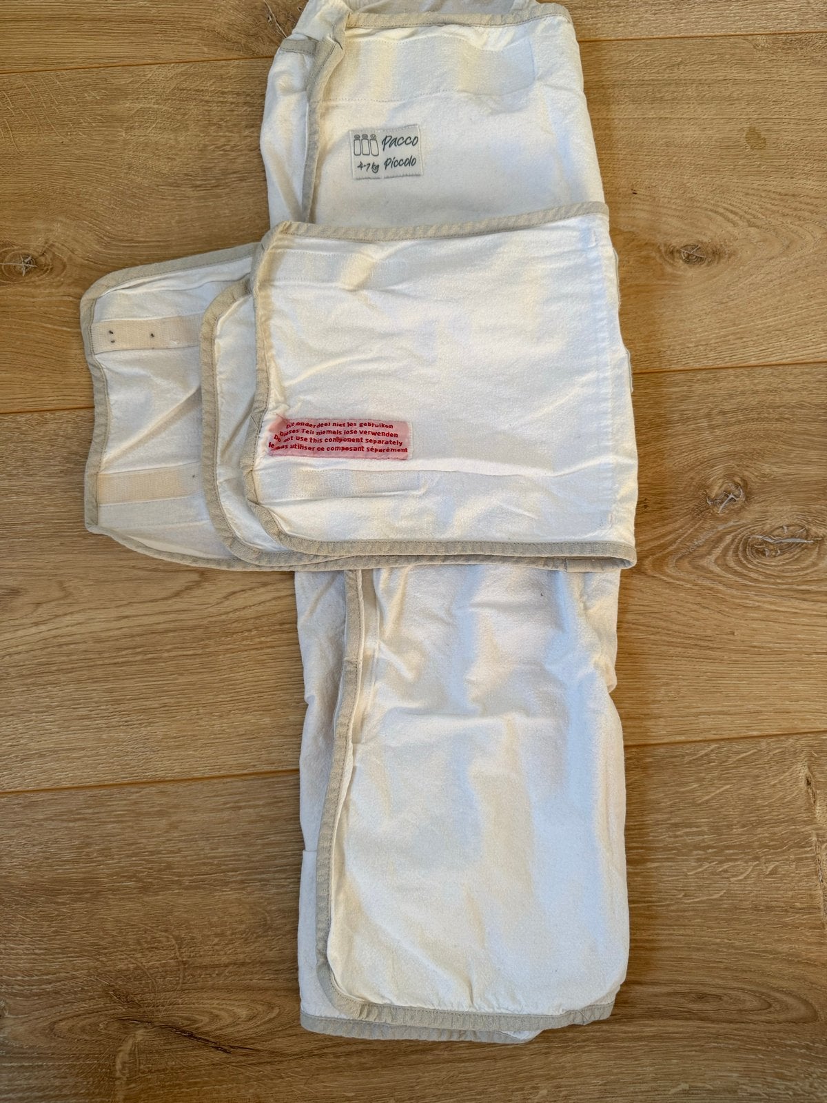 Pacco Piccolo inbakerdoek, Gebruikt, Bakerzak of Bakerdoek, Puckababy, Ophalen of Verzenden