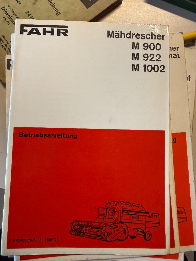 Handleiding voor df combine m900 m922 m1002, Auto diversen, Handleidingen en Instructieboekjes, Ophalen of Verzenden