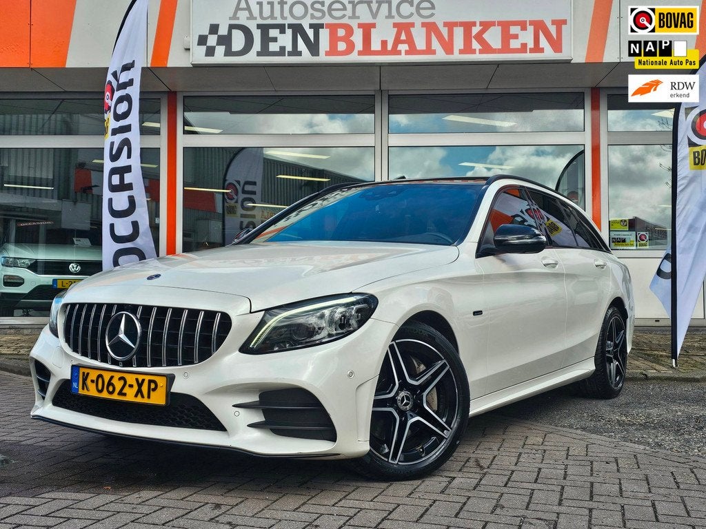 Mercedes-Benz C-klasse Estate 300 e Bns Solution AMG Limited, Auto's, Mercedes-Benz, Achterwielaandrijving, Wit, Hybride Elektrisch/Benzine