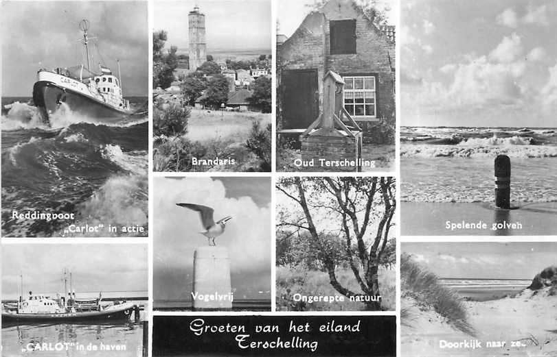 377-582-011 Terschelling, Verzenden, Voor 1920, Friesland