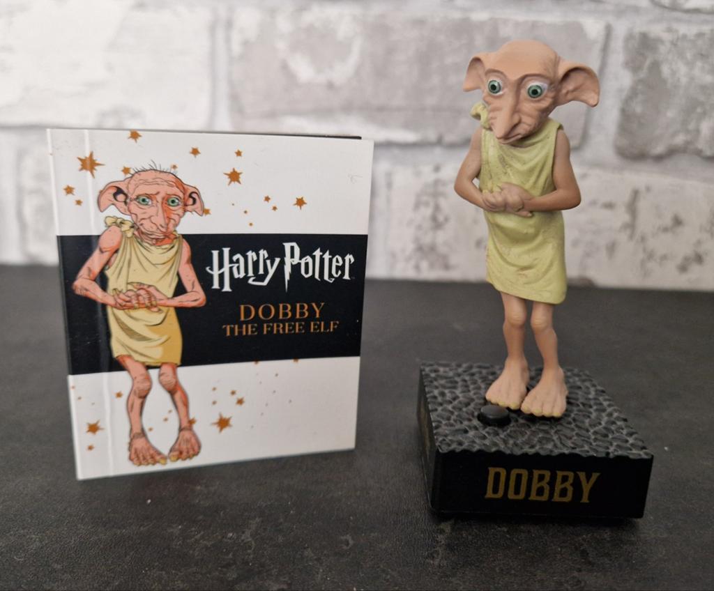 Harry Potter Dobby the Talking Elf beeldje met boekje, Verzamelen, Ophalen, Zo goed als nieuw