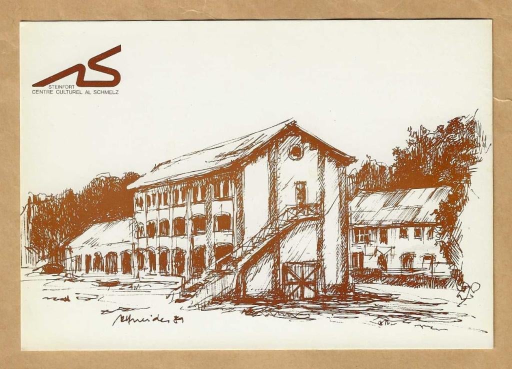Ansichtkaart. Steinfort. Centre Culturel Al Schmelz., Ophalen of Verzenden, 1980 tot heden, Ongelopen, België en Luxemburg