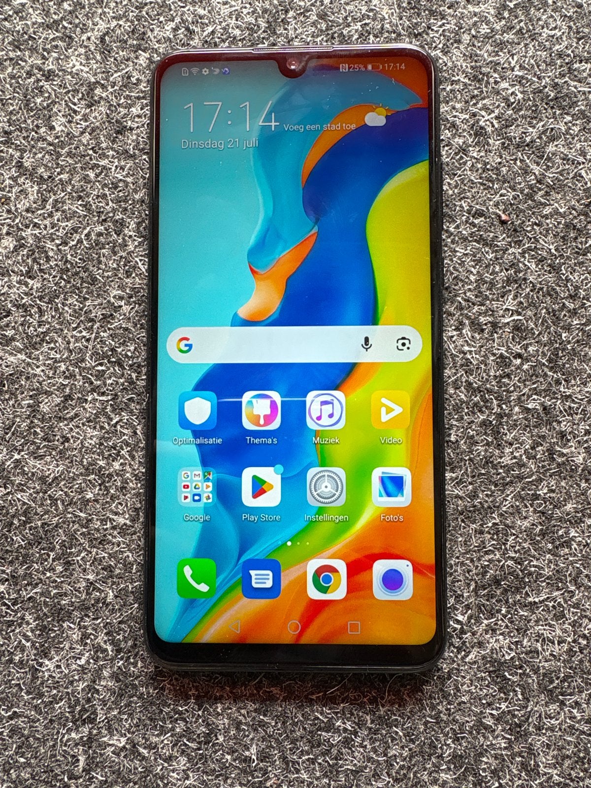 Huawei P30 Lite 256GB, Telecommunicatie, Mobiele telefoons | Huawei, Zwart, Touchscreen, Ophalen of Verzenden, Zo goed als nieuw